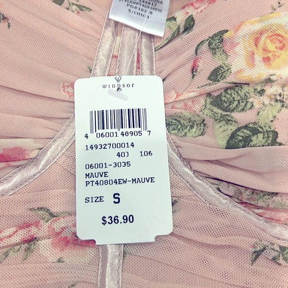 Windsor Floral Ruched Top - Small - Picture 5 of 6